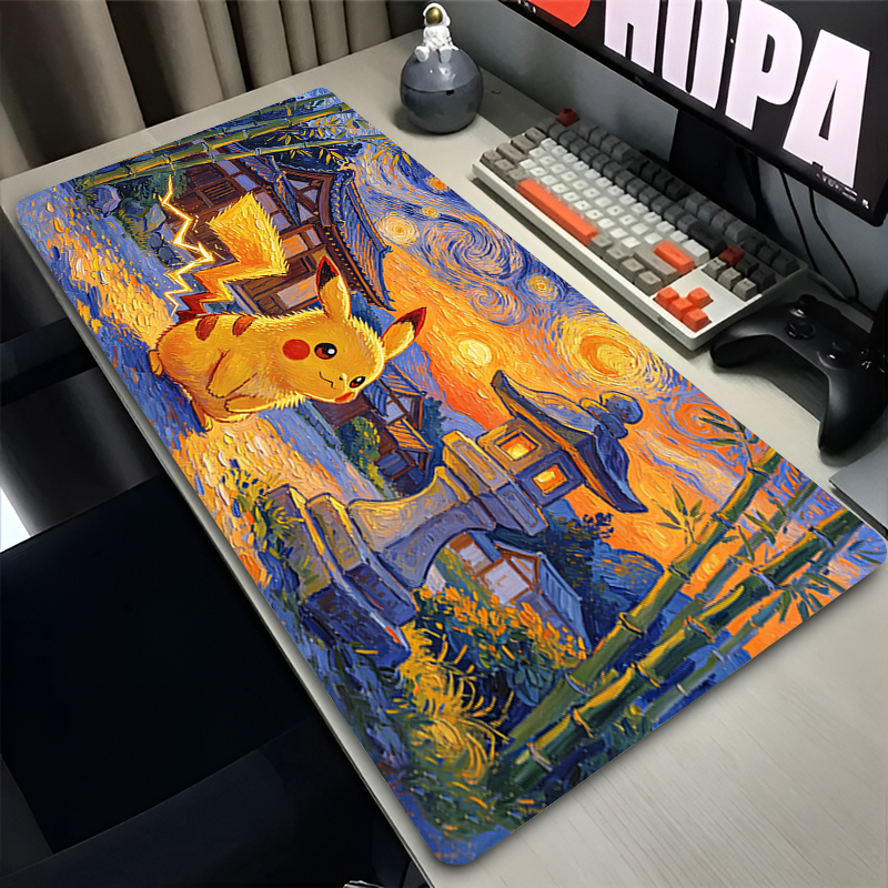 Tech Accessories Desk - Mouse Pad Pokemon Pikachus Rubber Extended