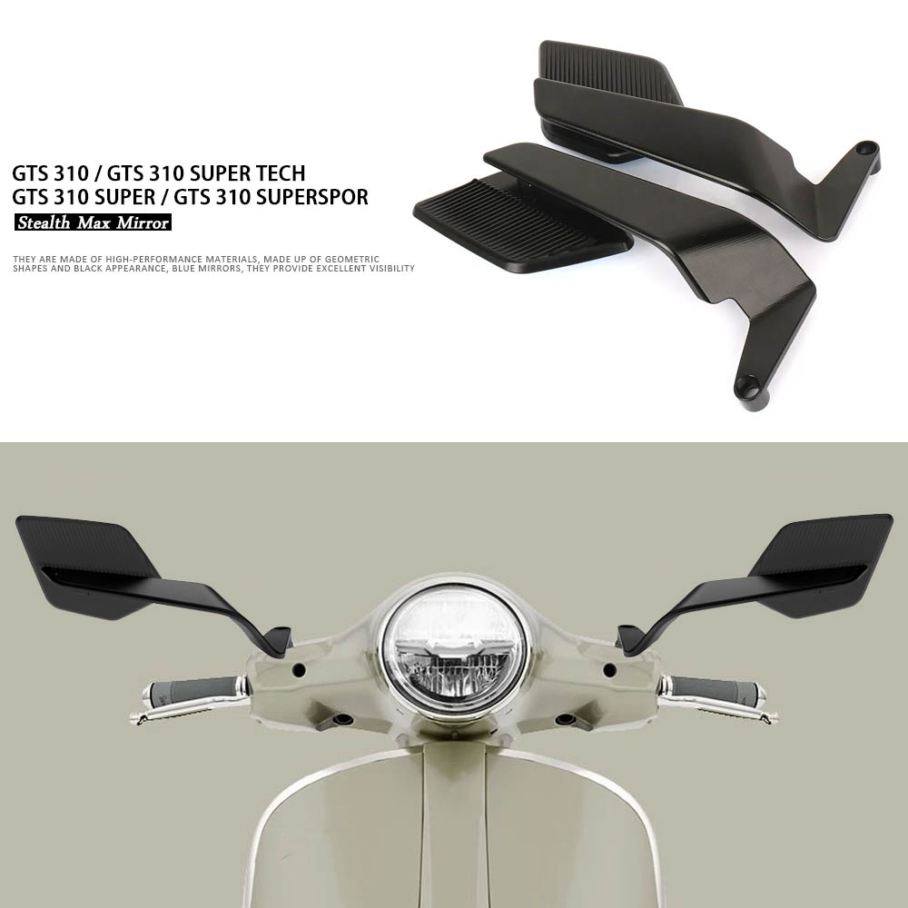 Universal Tech Accessories - Motorcycle Side View Mirror Wind Wing