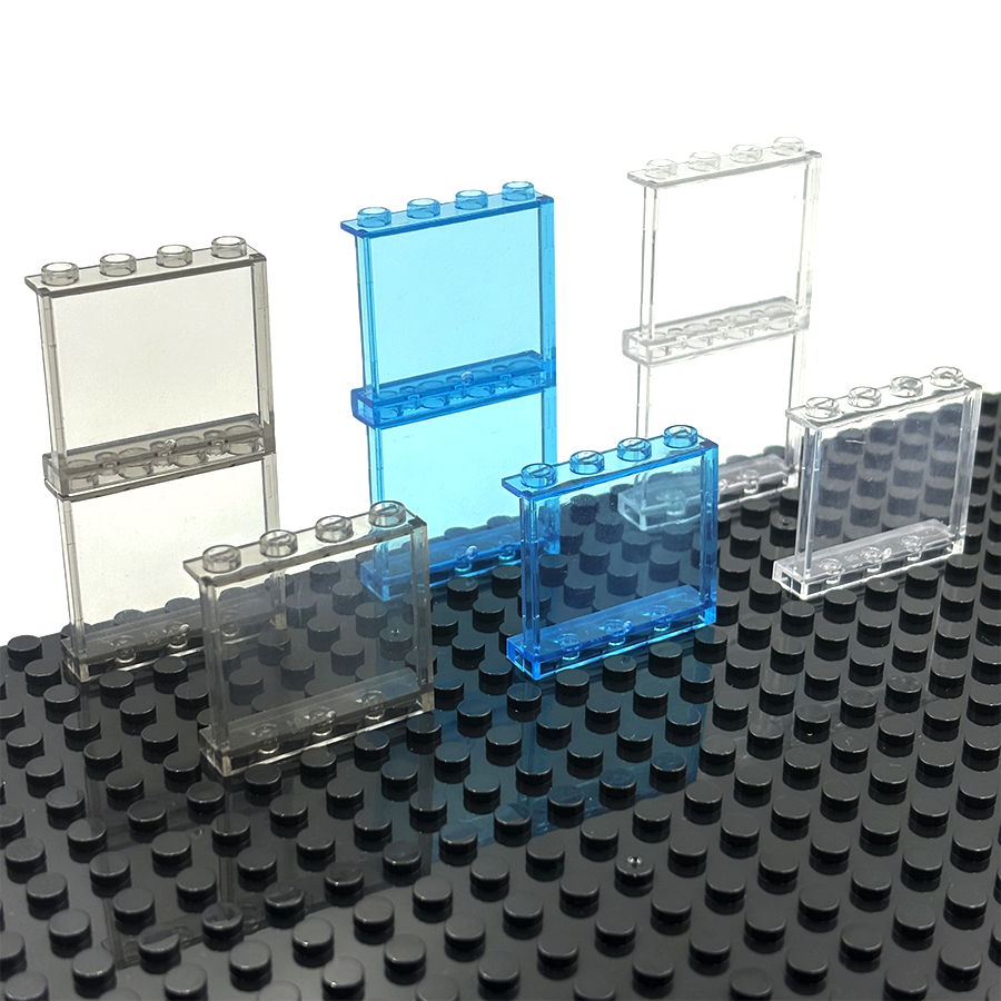 Tech House Accessories - 10PCS Transparent Panel 1x4x3 Dots Window