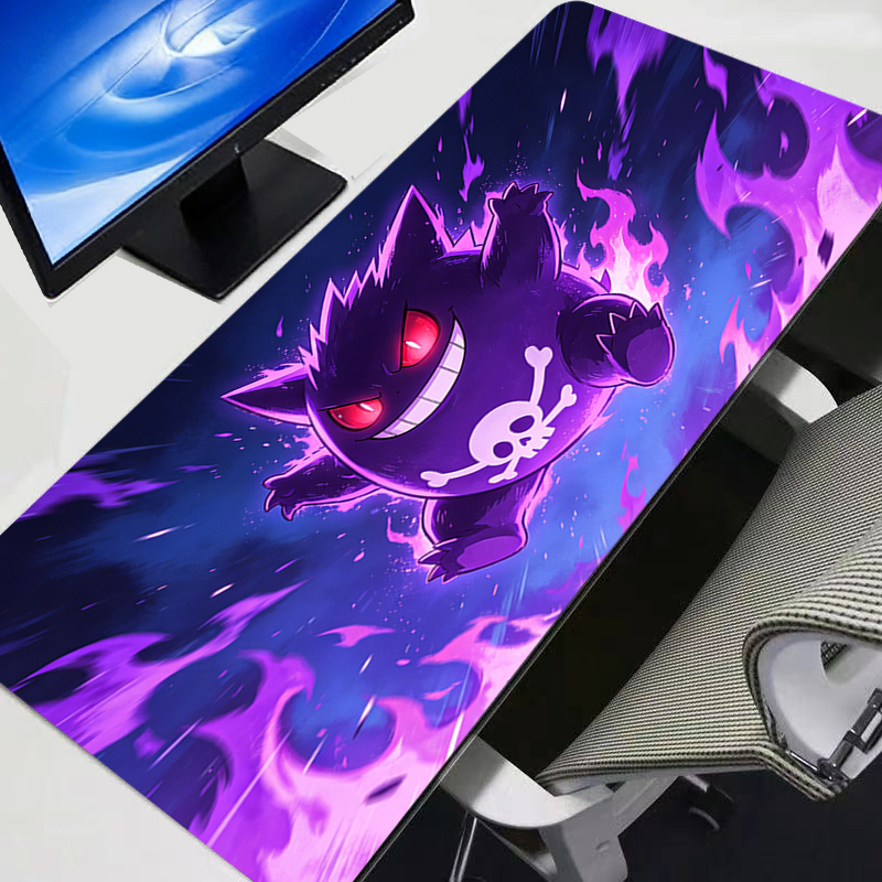 Mouse Pad Gengar Pokemon Pikac - مراجعة Tech Accessories Desk وسعره