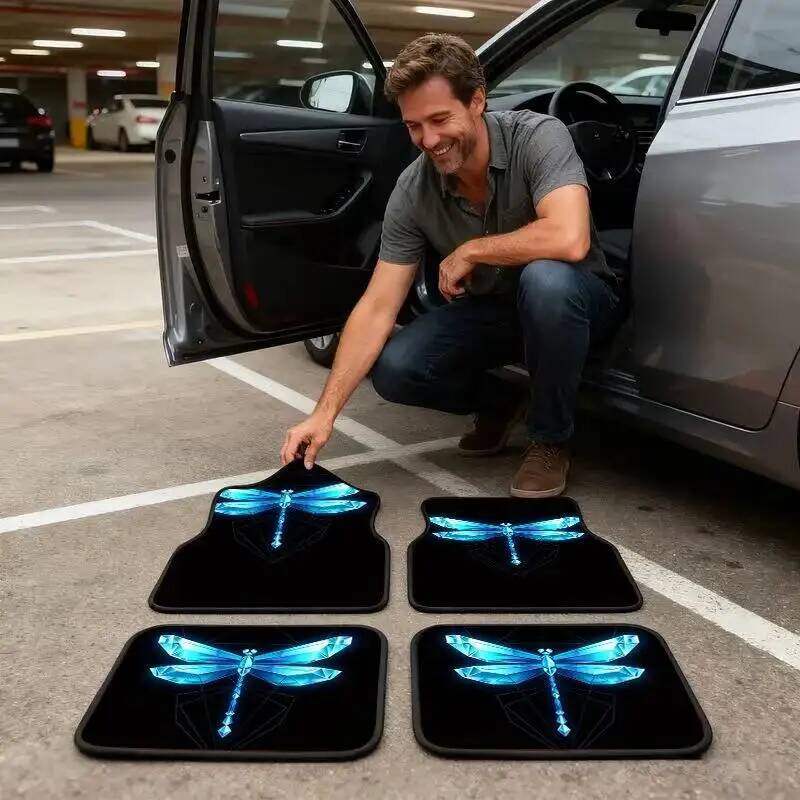 4Pcs Blue Crystal Dragonfly Bl - مراجعة Universal Tech Accessories وسعره