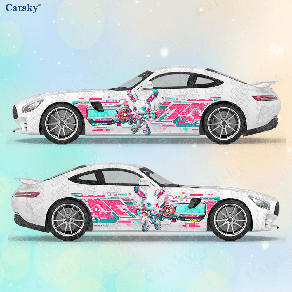 2pcs Cyberpunk Line Tech Bunny - مراجعة Tech Accessories To Gift وسعره