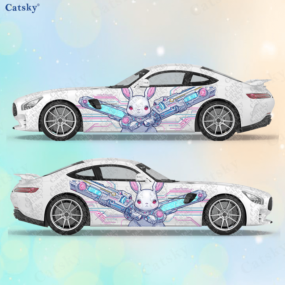 2pcs Cyberpunk Line Tech Bunny - مراجعة Tech Accessories To Gift وسعره