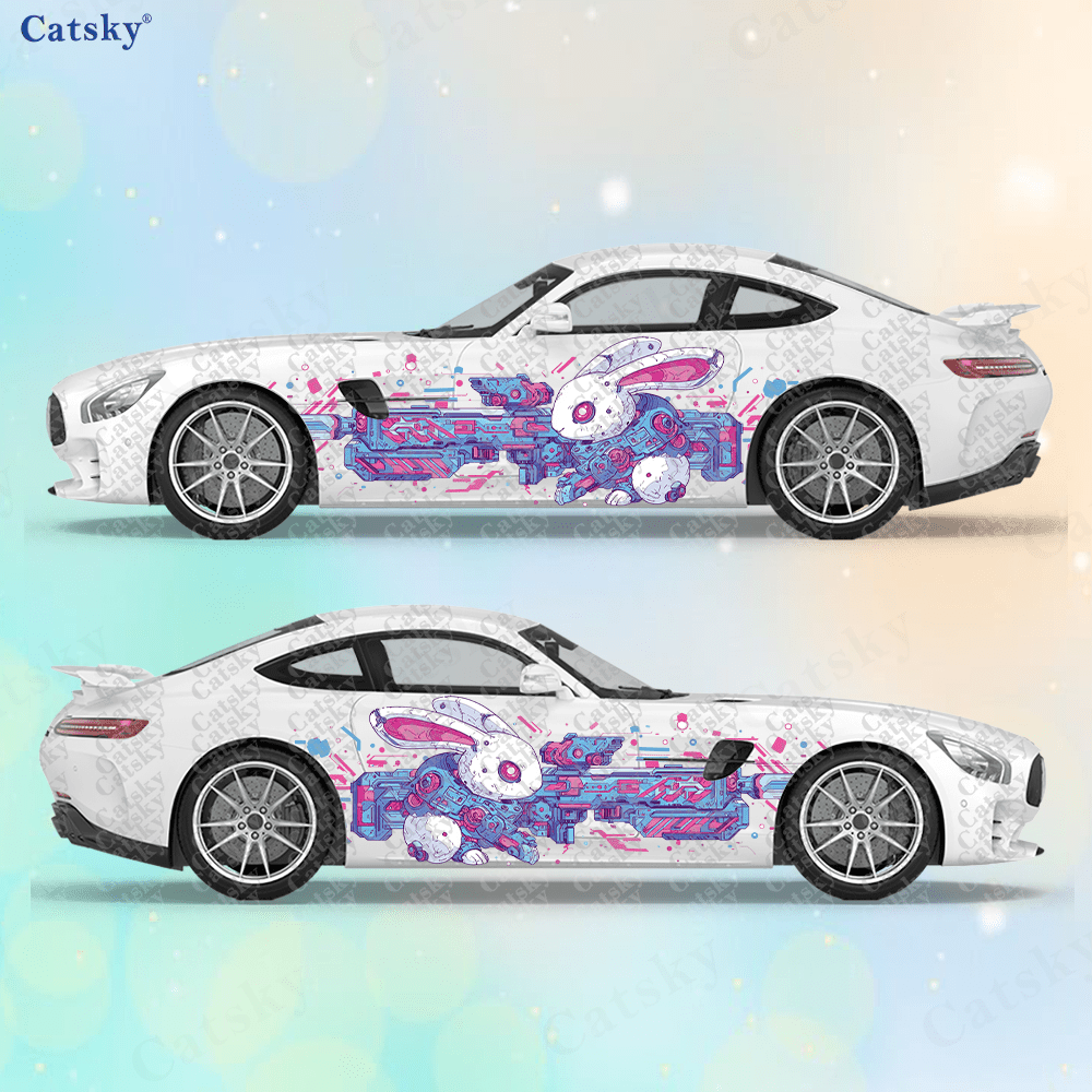 2pcs Cyberpunk Line Tech Bunny - مراجعة Tech Accessories To Gift وسعره