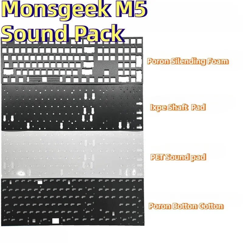 Monsgeek M5 Sound Pack/ Plate  - مراجعة Tech Gaming Accessories وسعره