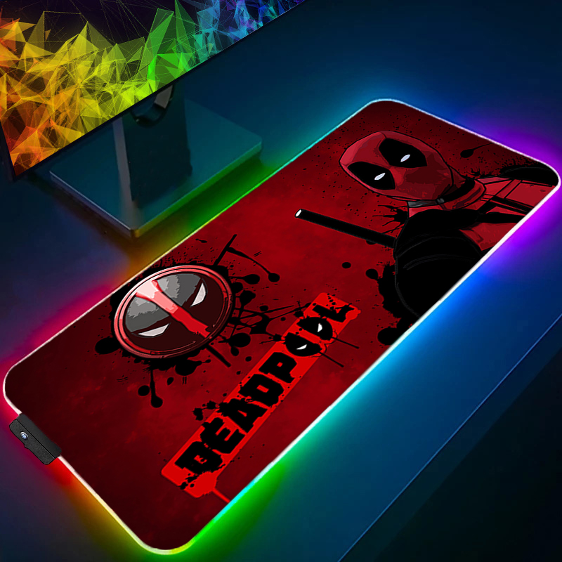 LED Mouse Pad Gaming Backlight - مراجعة Tech Accessories Desk وسعره