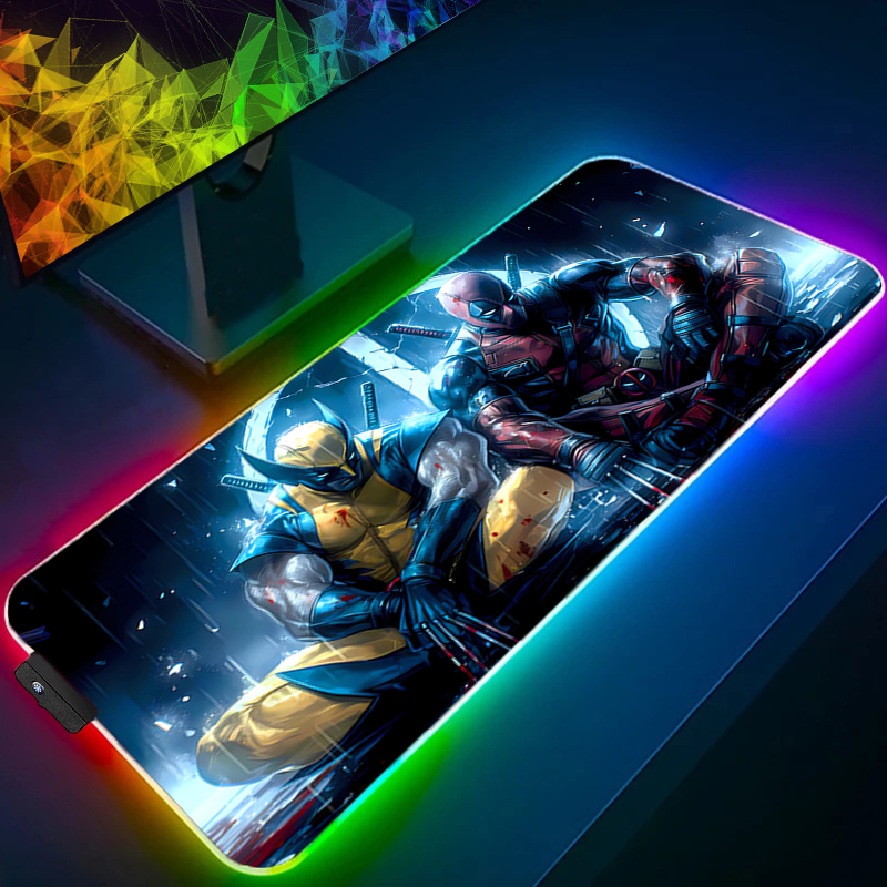 LED Mouse Pad Gaming Backlight - مراجعة Tech Accessories Desk وسعره