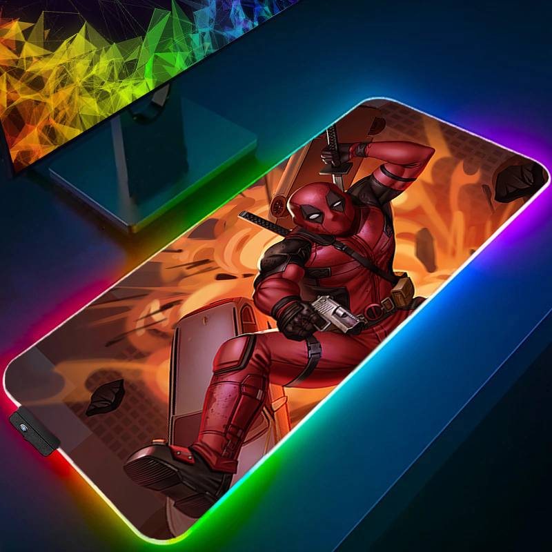 LED Mouse Pad Gaming Backlight - مراجعة Tech Accessories Desk وسعره