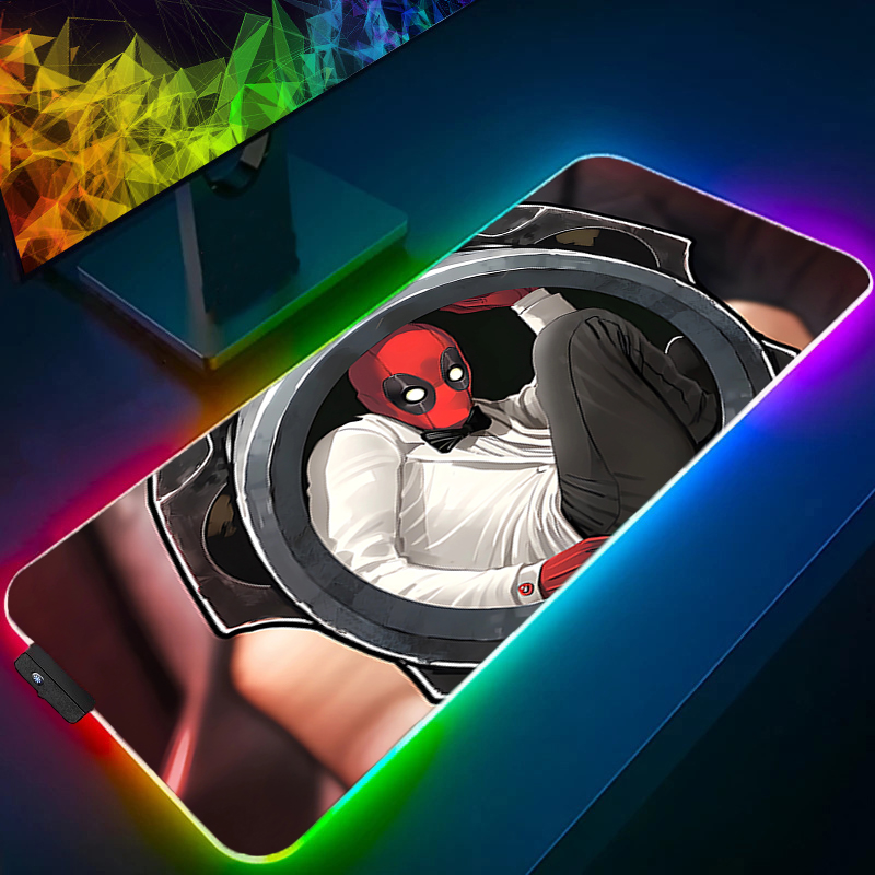 LED Mouse Pad Gaming Backlight - مراجعة Tech Accessories Desk وسعره