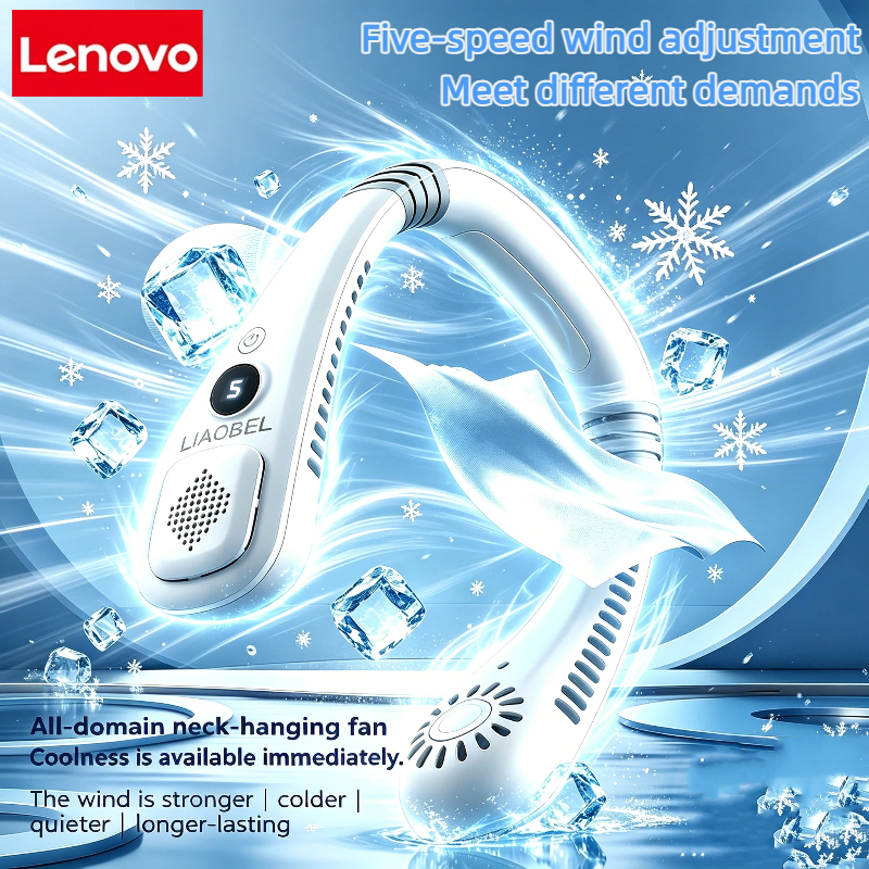 Lenovo Neck Bladeless Fan Mini - مراجعة Usb Fan Silent وسعره