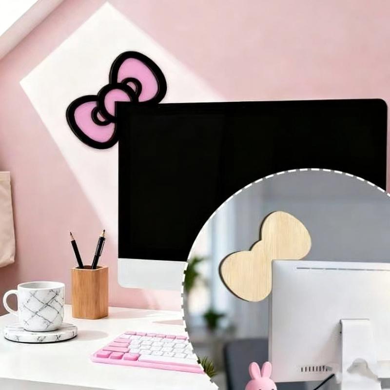 New 1/2Pcs Wooden Bowknot PC A - مراجعة Tech Gaming Accessories وسعره