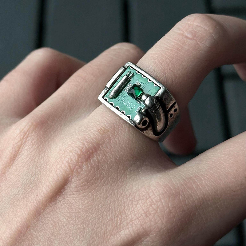 Retro Tech PCB Ring Jewelry Ac - مراجعة Tech Accessories Industry وسعره