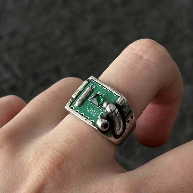 Retro Tech PCB Ring Jewelry Ac - مراجعة Tech Accessories Industry وسعره