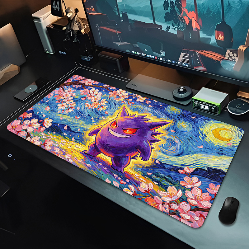 Mouse Pad sakura Gengar Gaming - مراجعة Tech Accessories Desk وسعره