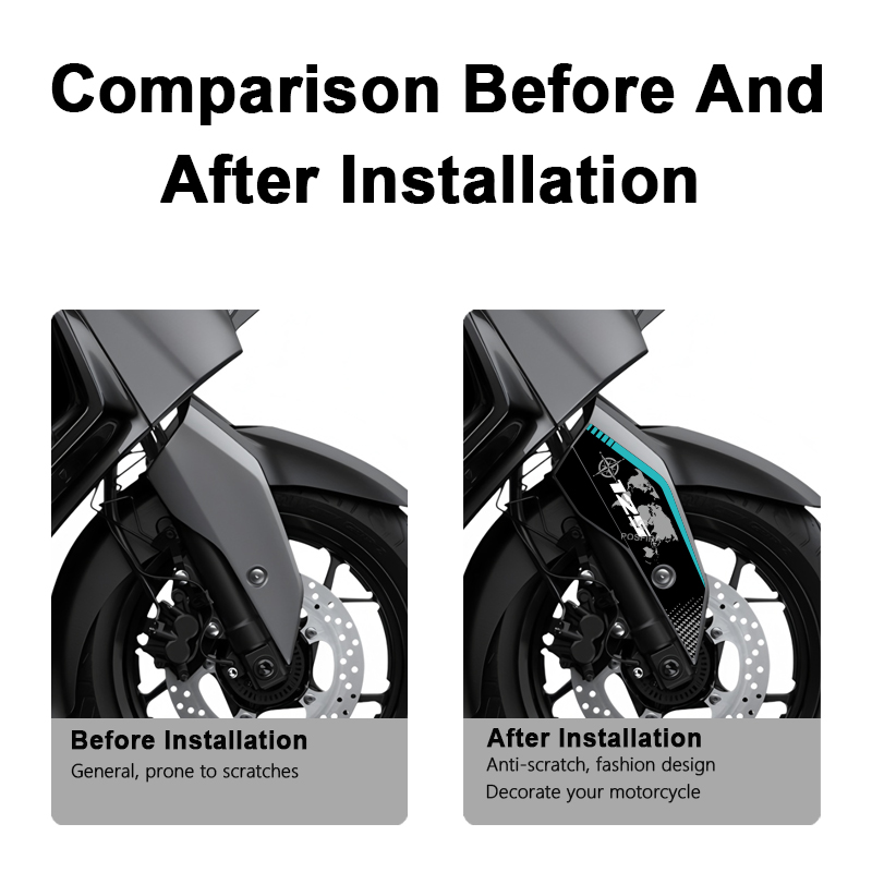 POSFIRA Motorcycle Front Fende - مراجعة X Tech Accessories وسعره