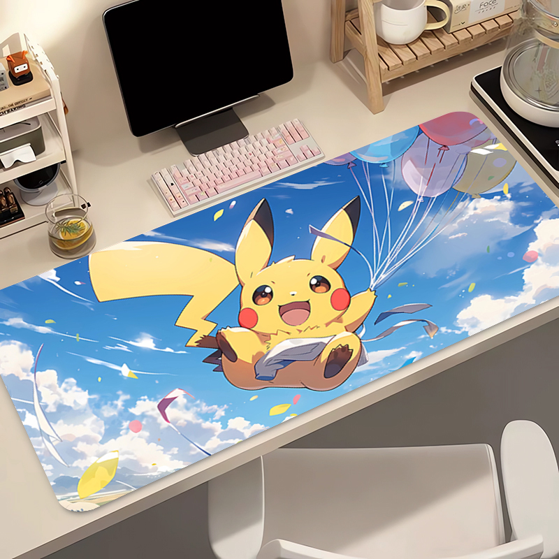 Anime Mouse Pad Pokemon Pikach - مراجعة Tech Accessories Desk وسعره