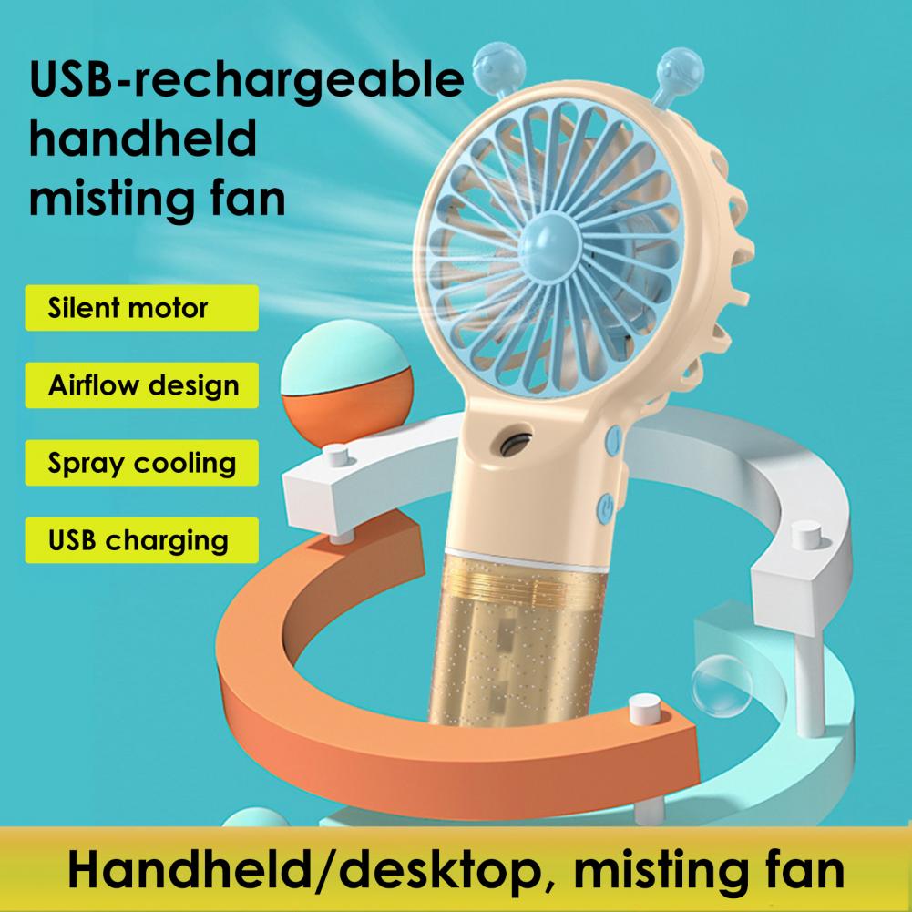 Spray Fan Cartoon Snail Design - مراجعة Usb Fan Silent وسعره