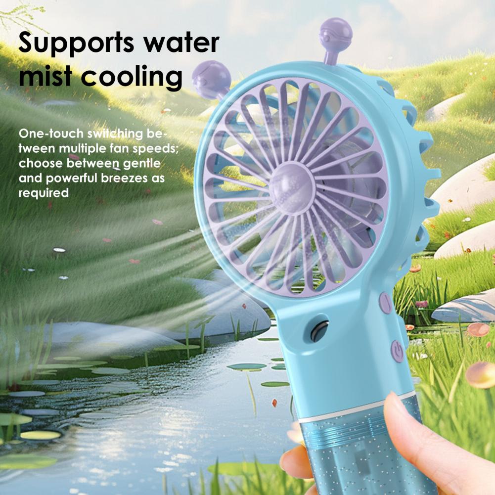 Spray Fan Cartoon Snail Design - مراجعة Usb Fan Silent وسعره