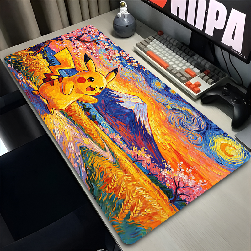 Mouse Pad Pokemon Pikachus Rub - مراجعة Tech Accessories Desk وسعره