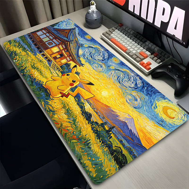 Mouse Pad Pokemon Pikachus Rub - مراجعة Tech Accessories Desk وسعره
