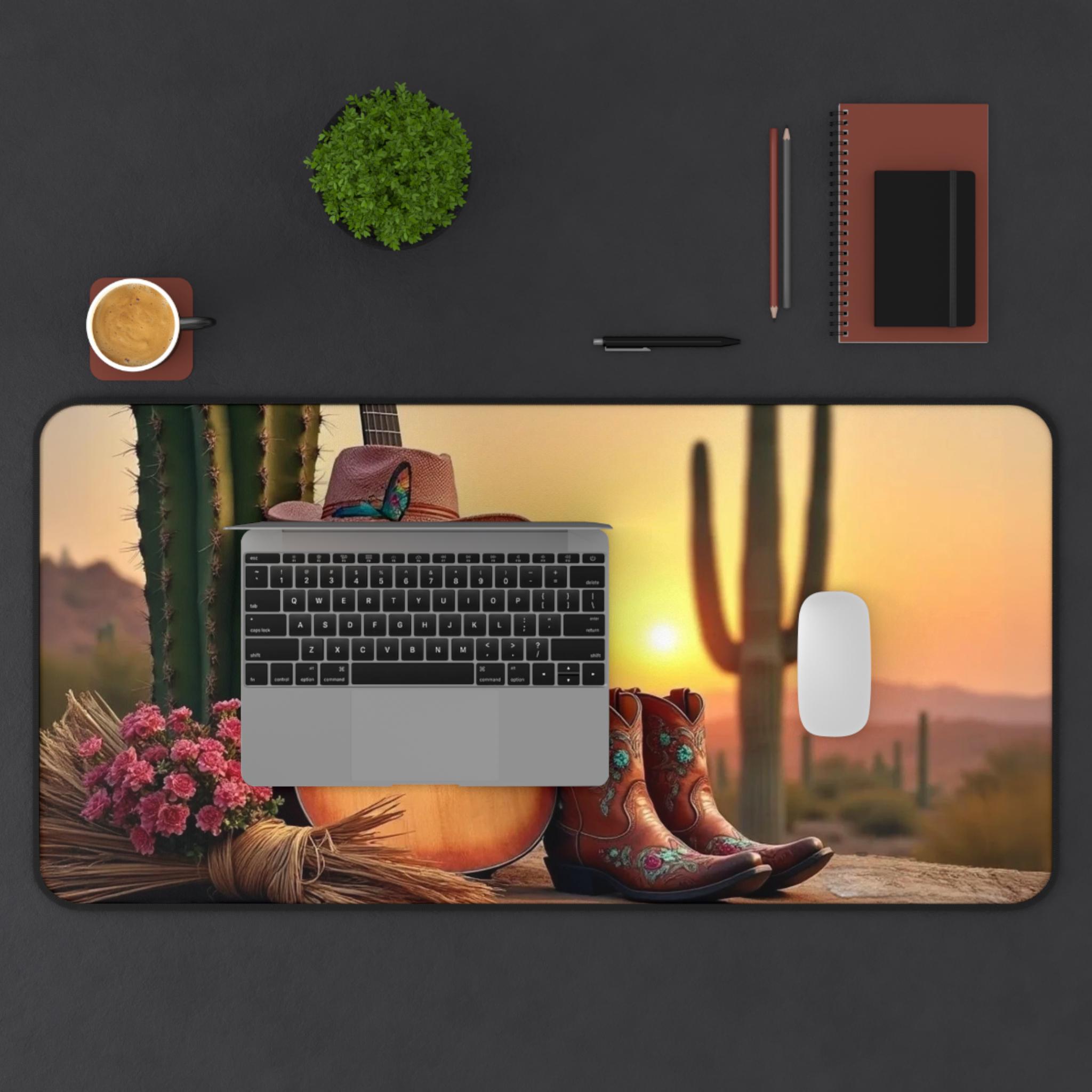 Desert Guitar Mouse Pad, Cactu - مراجعة Tech Accessories To Gift وسعره