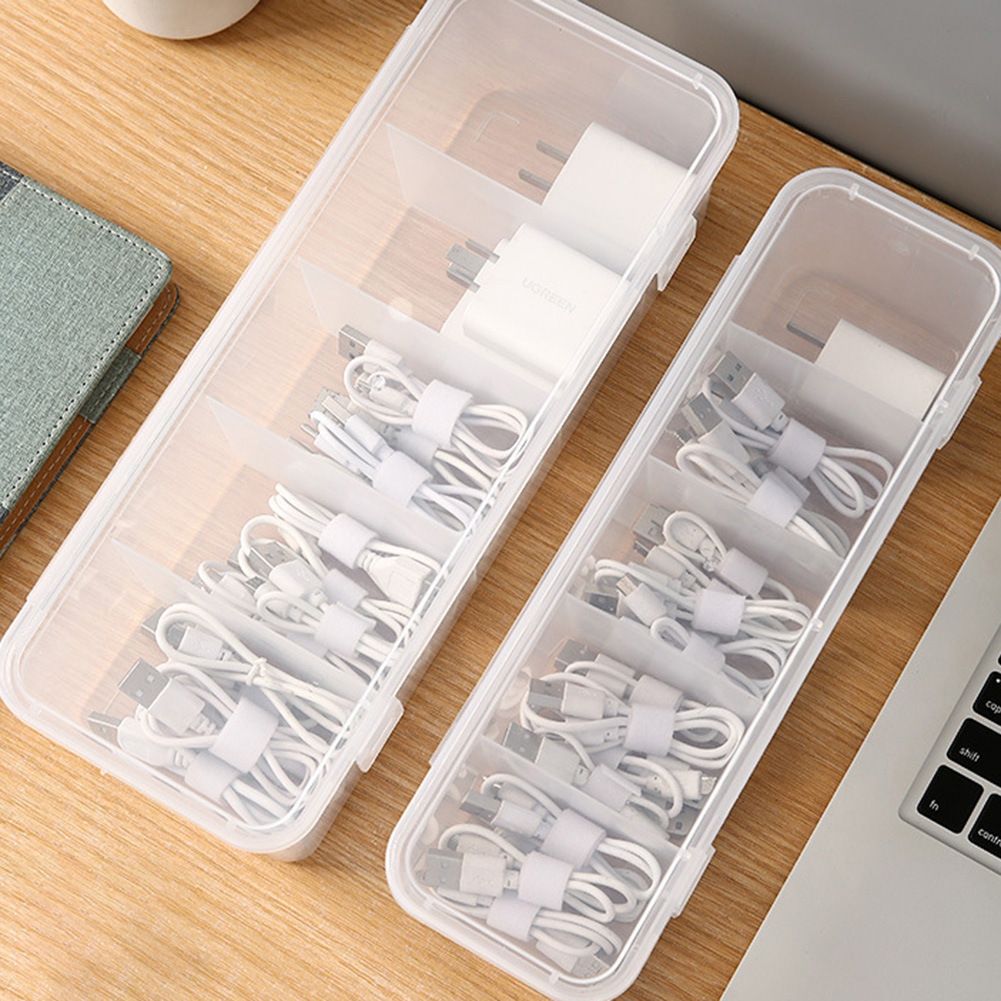 3 Pack Transparent Cable Organ - مراجعة Accessories Tech Pack وسعره