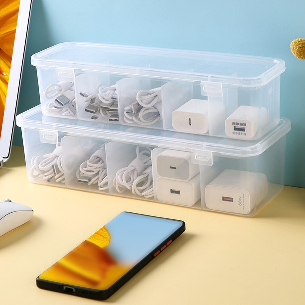 3 Pack Transparent Cable Organ - مراجعة Accessories Tech Pack وسعره