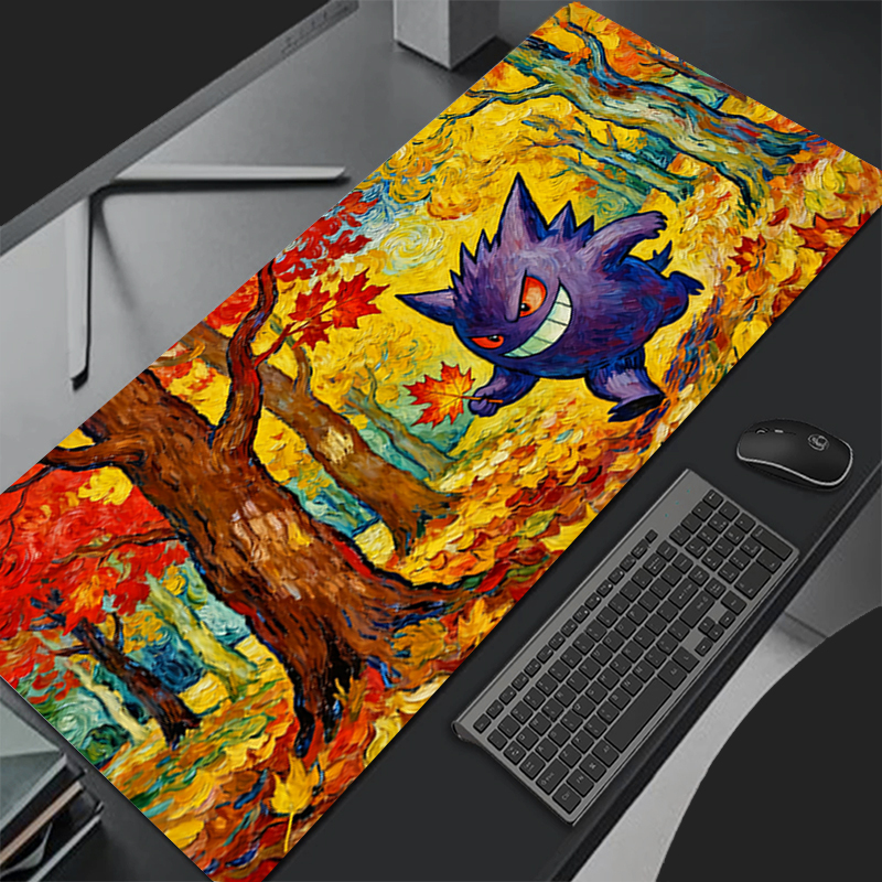 Anime Gengar Pokemon Pikachu C - مراجعة Tech Accessories Desk وسعره