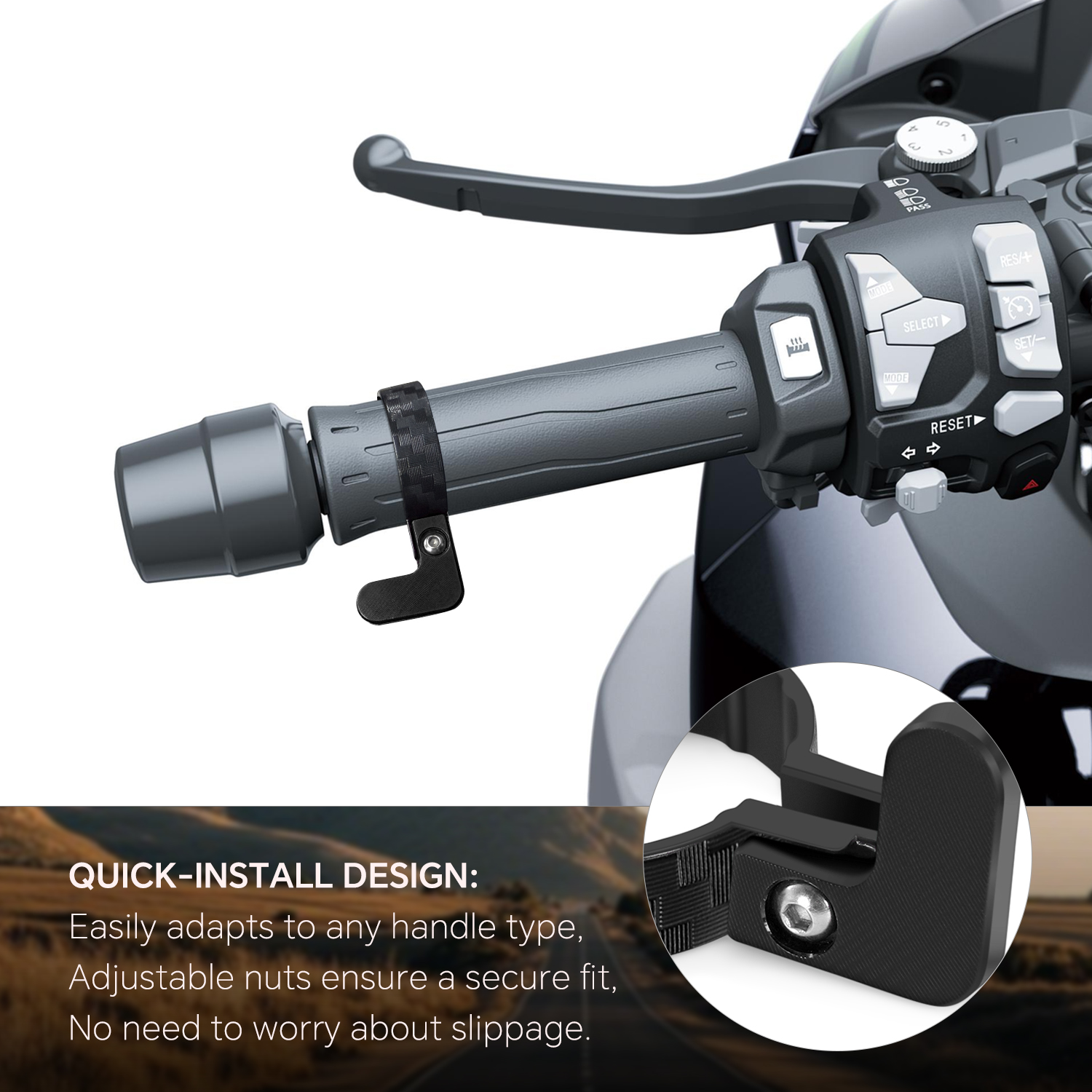 tmax Motorcycle CNC Universal  - مراجعة Universal Tech Accessories وسعره