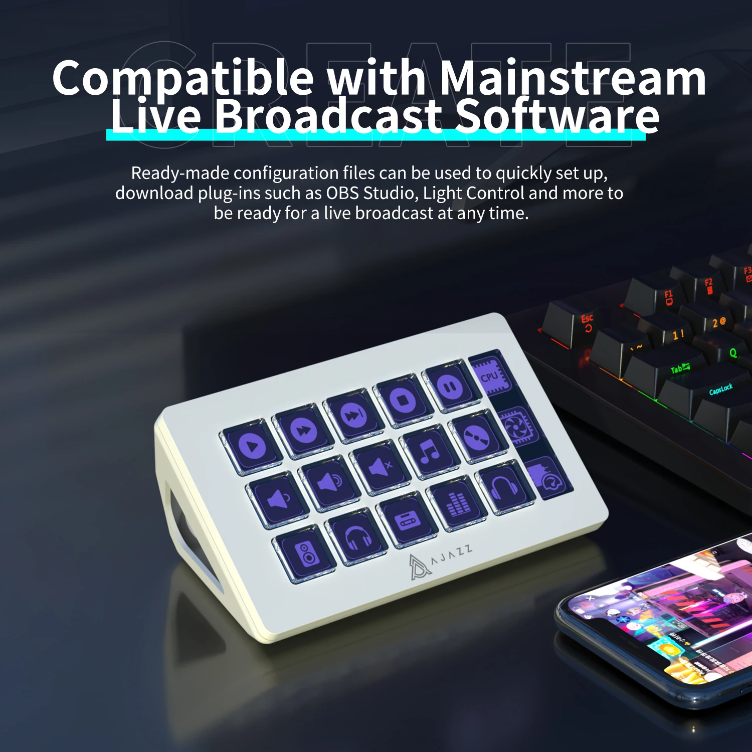 Ajazz AKP153E Multifunction Co - مراجعة Tech Gaming Accessories وسعره
