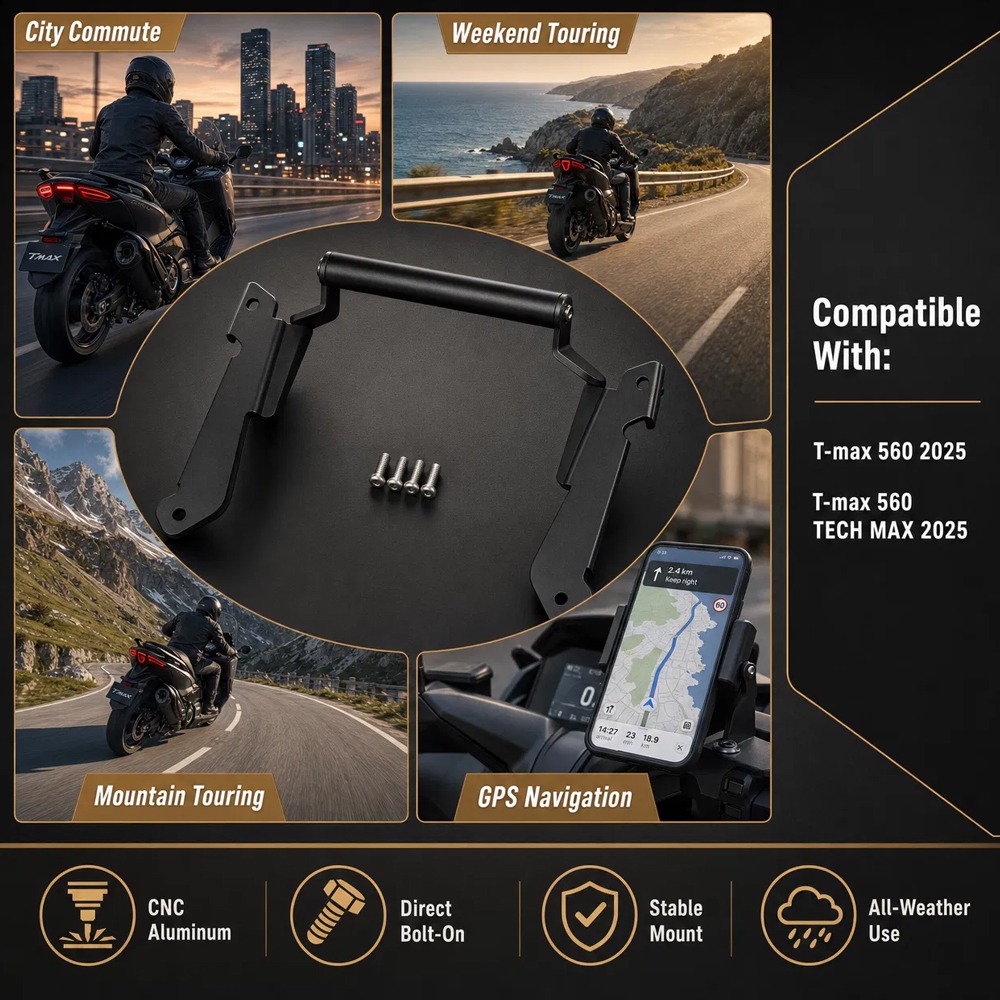 Fit For YAMAHA T-max 560 TECH  - مراجعة Tech Accessories Stand وسعره
