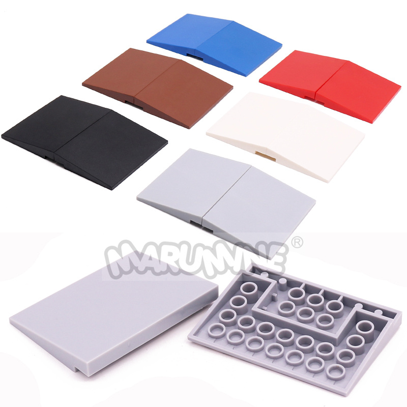 10PCS MOC City Brick Roof 6x8  - مراجعة Tech House Accessories وسعره