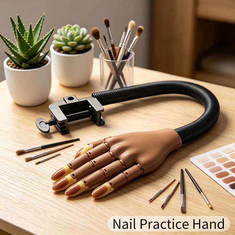 Nail Fake Practice Hand Movabl - مراجعة Tech Accessories Stand وسعره