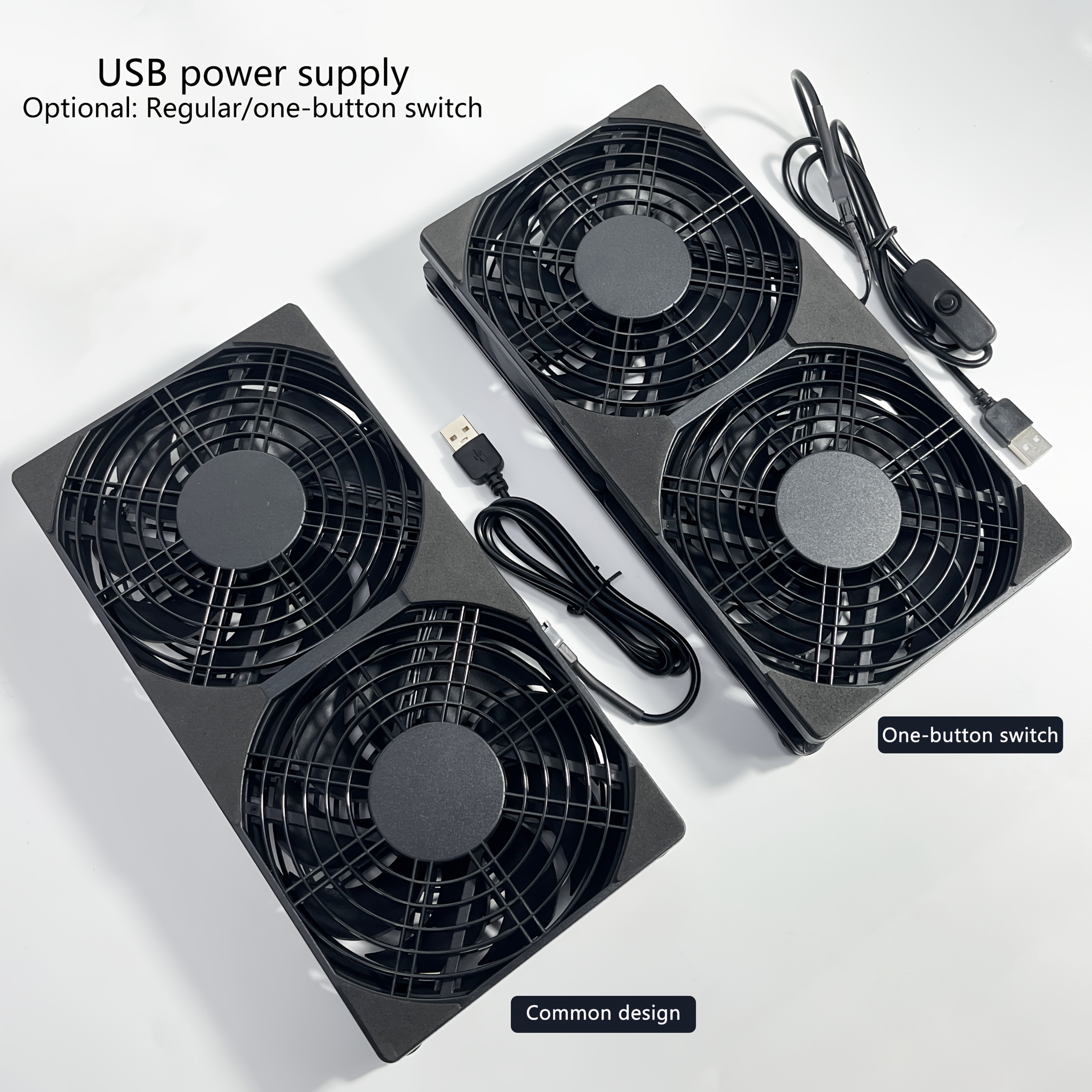 240mm USB Dual Cooling Fan 5V  - مراجعة Usb Fan Silent وسعره