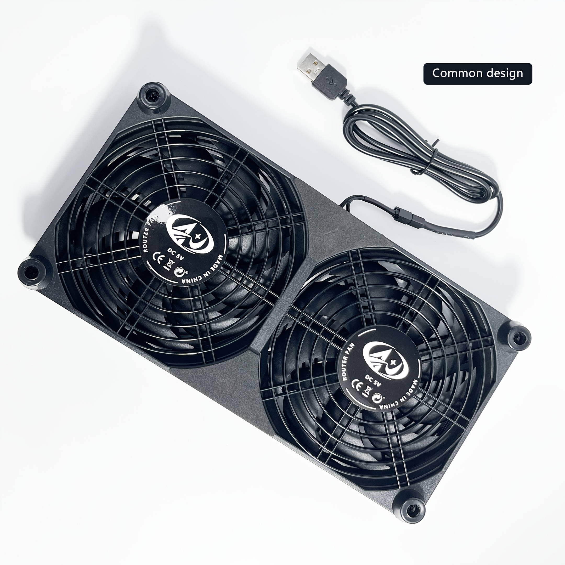 240mm USB Dual Cooling Fan 5V  - مراجعة Usb Fan Silent وسعره