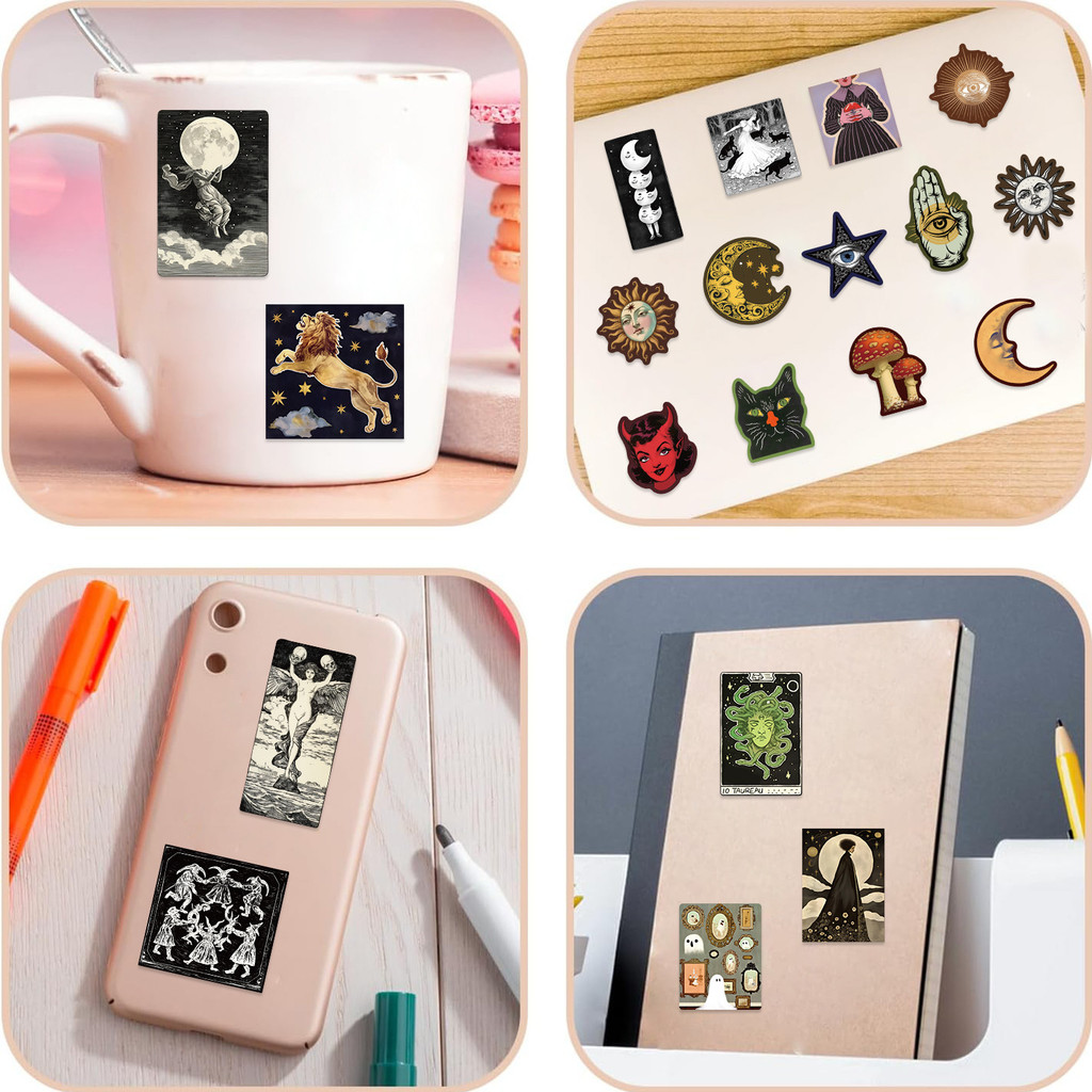 ​50PCS Celestial Eye Stickers  - مراجعة Tech Gear Accessories وسعره