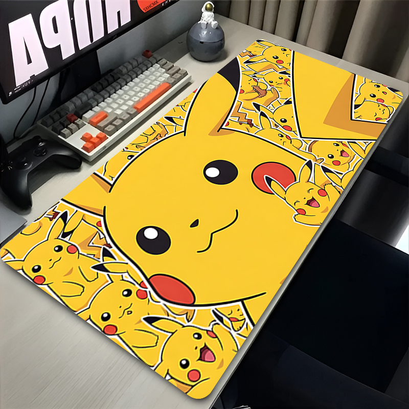 Mouse Pad P-pokemon Pikachu Co - مراجعة Tech Accessories Desk وسعره