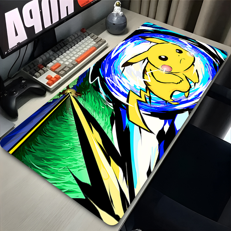 Mouse Pad P-pokemon Pikachu Co - مراجعة Tech Accessories Desk وسعره