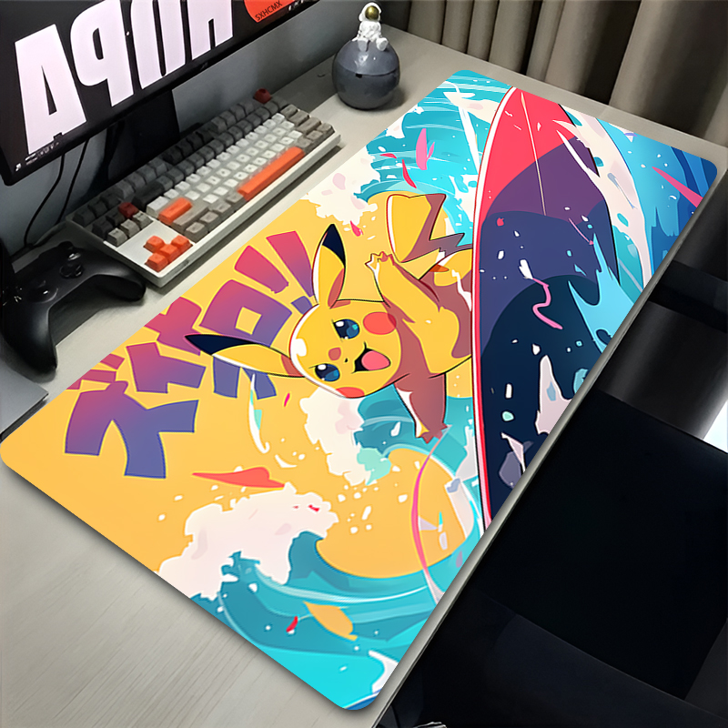 Mouse Pad P-pokemon Pikachu Co - مراجعة Tech Accessories Desk وسعره