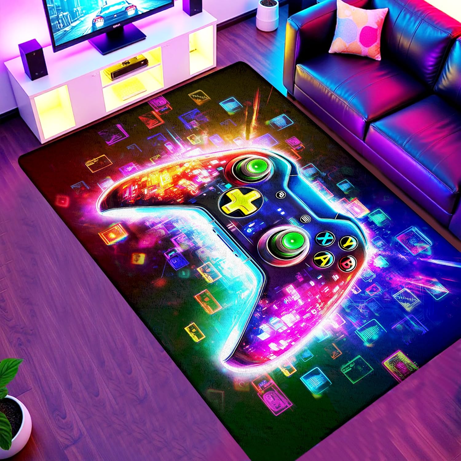 Cyberpunk Glowing Game Control - مراجعة Tech Acc وسعره