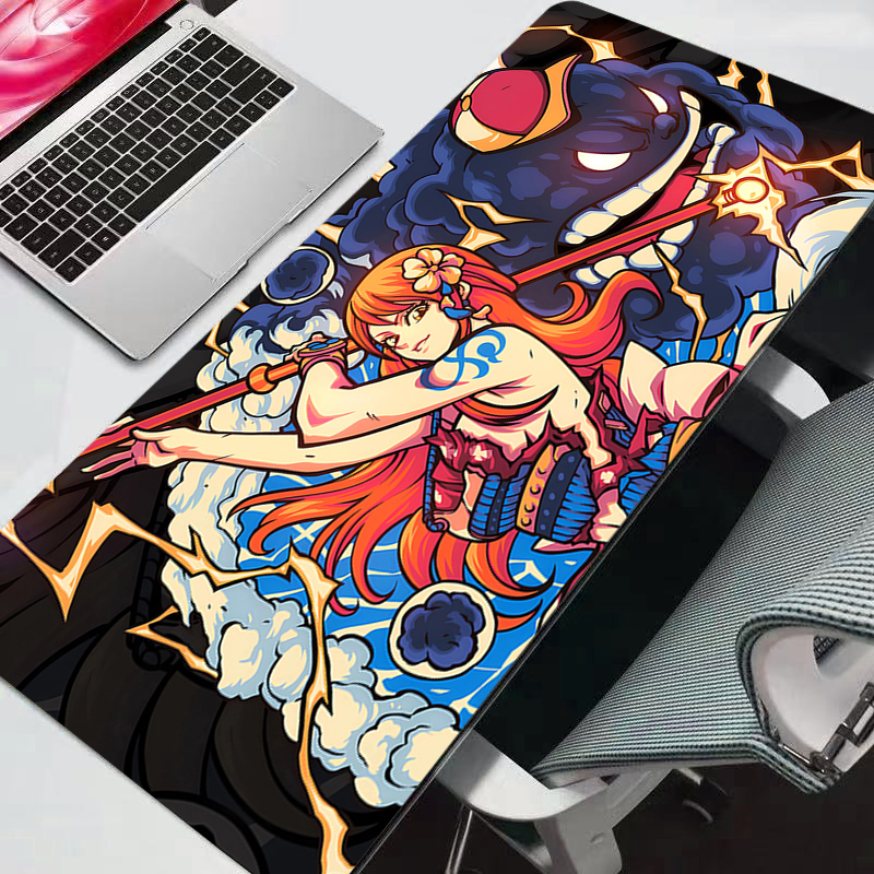 Mouse Pad One Piece Kawaii Gam - مراجعة Tech Accessories Desk وسعره